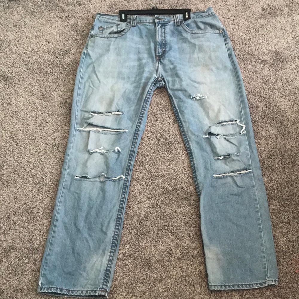 Wrangler 20X ripped jeans